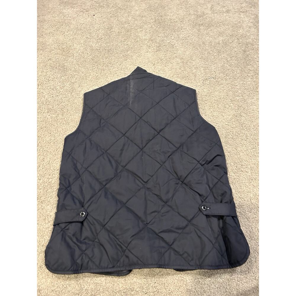J. Crew Sussex Quilted Vest Men SZ M Black Thermore A/22 Type G38 Military Grade - Picture 2 of 3